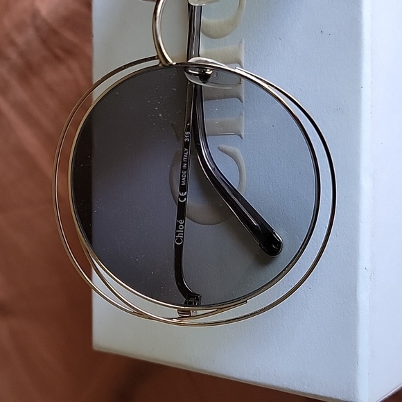 Chloe Carlina Round Frame Sunglasses - Picture 4 of 11